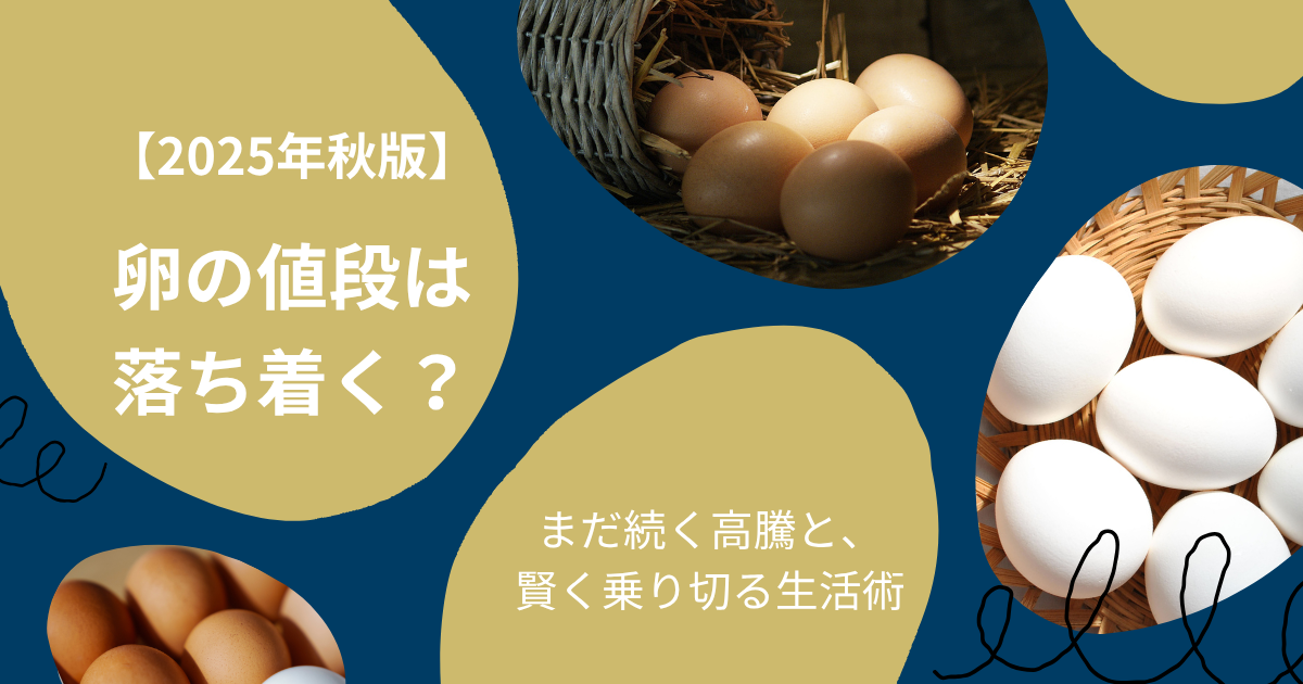 卵の価格高騰で家計負担が増える状況を示すイメージ写真